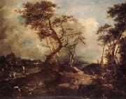 Francesco Guardi Landscape oil